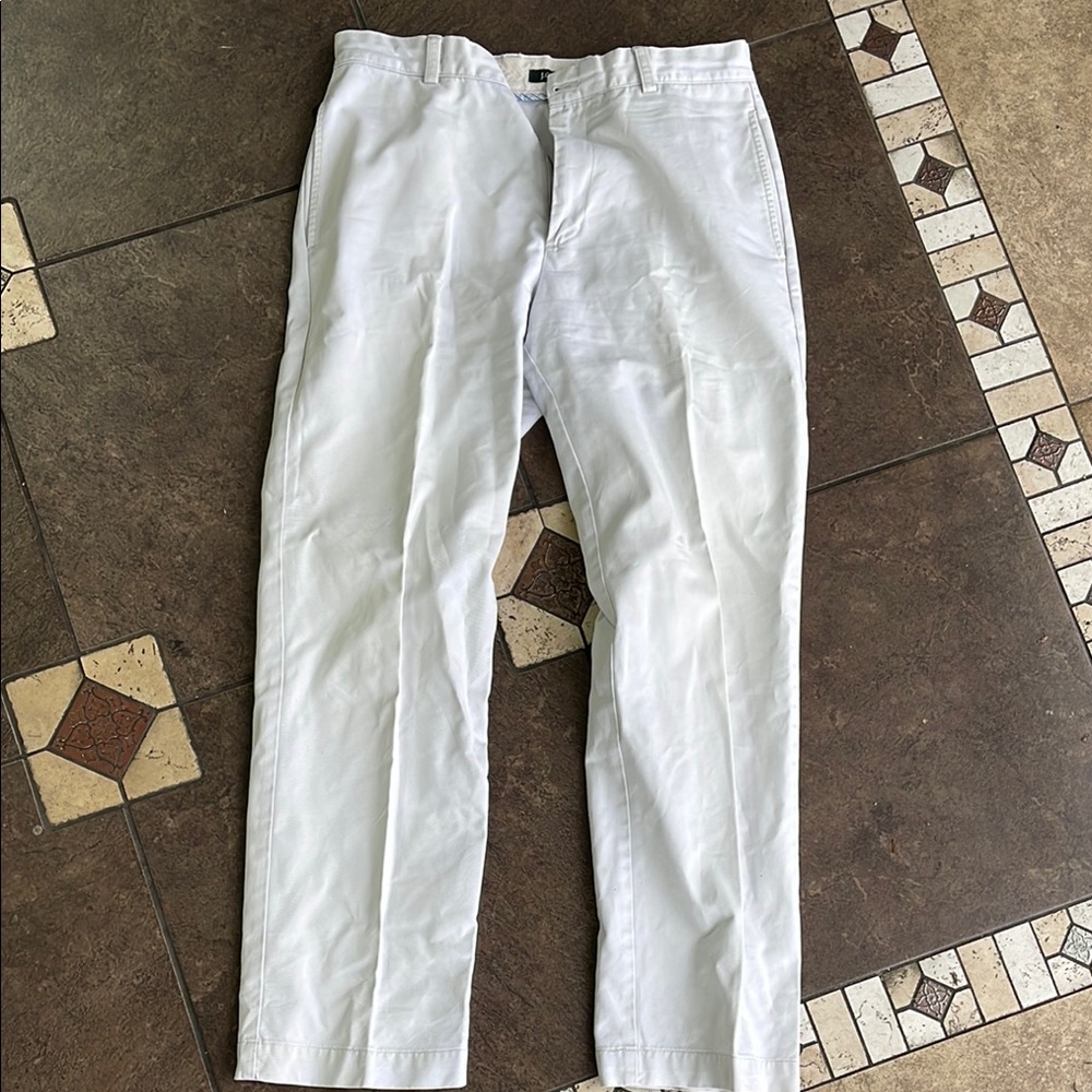 J. Crew White Chinos